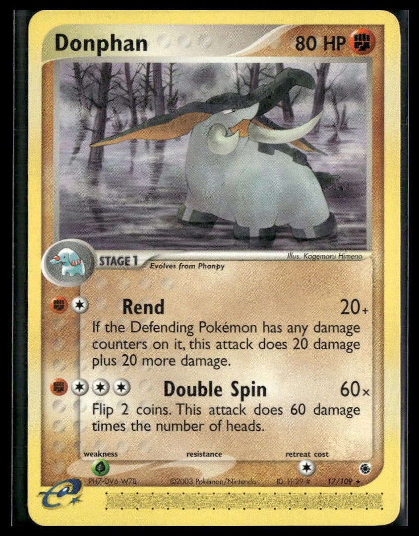 Donphan #17/109 Ruby and Sapphire LP