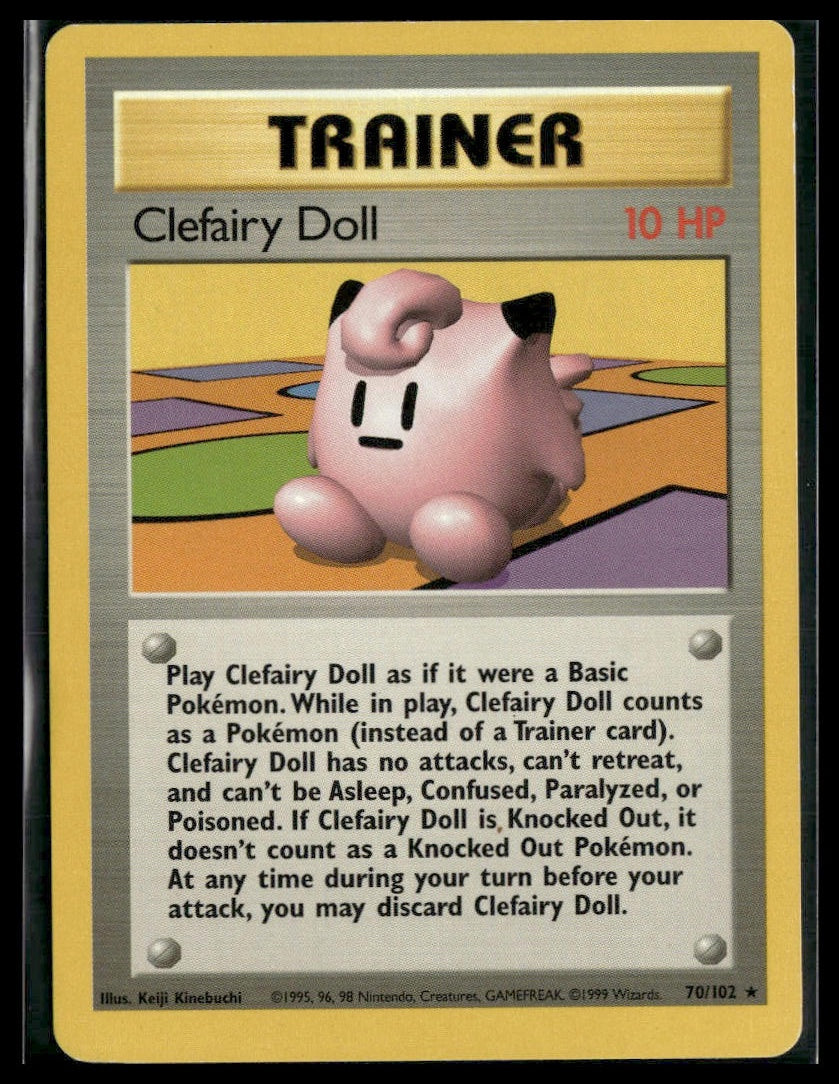 Clefairy Doll #070/102 Base Set MP