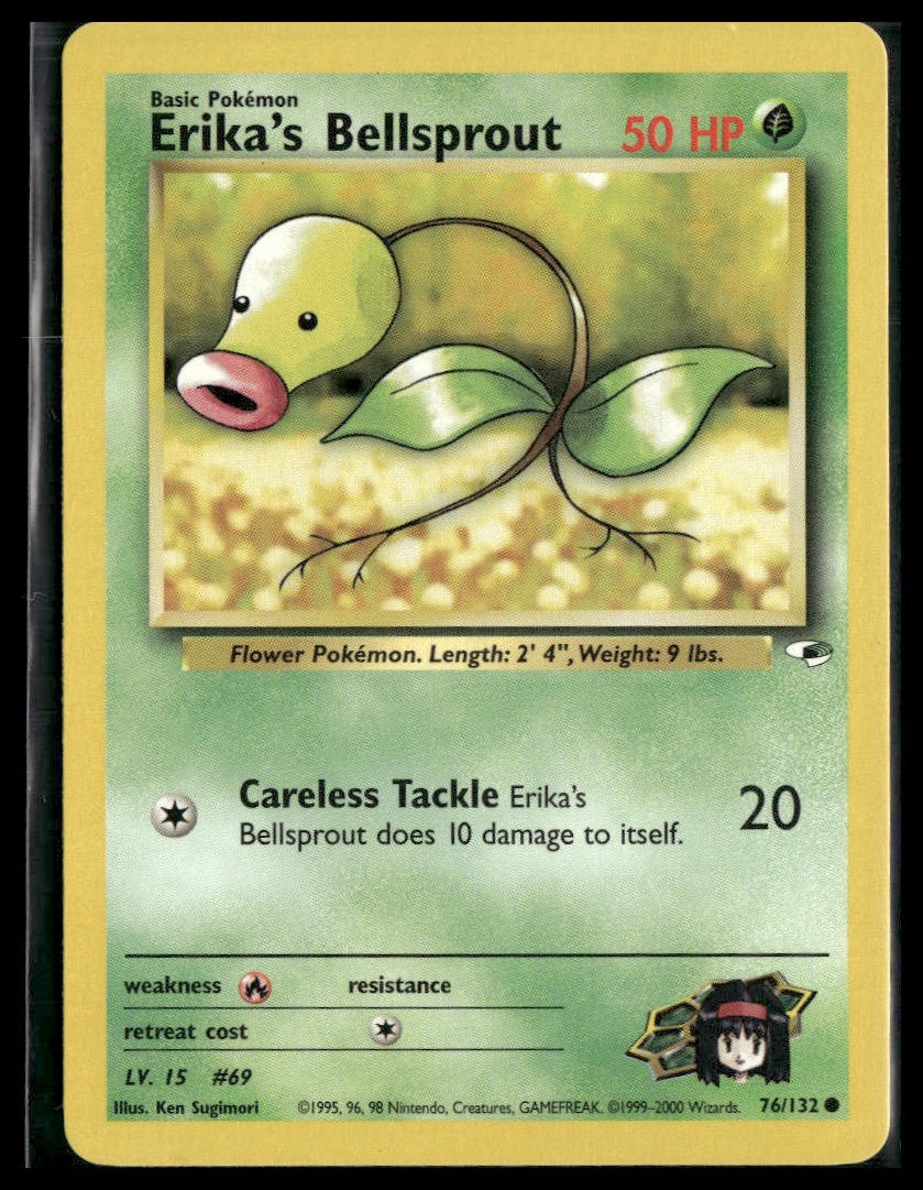 Erika's Bellsprout #076/132 Gym Heroes LP