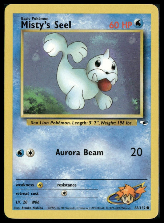 Misty's Seel #088/132 Gym Heroes LP