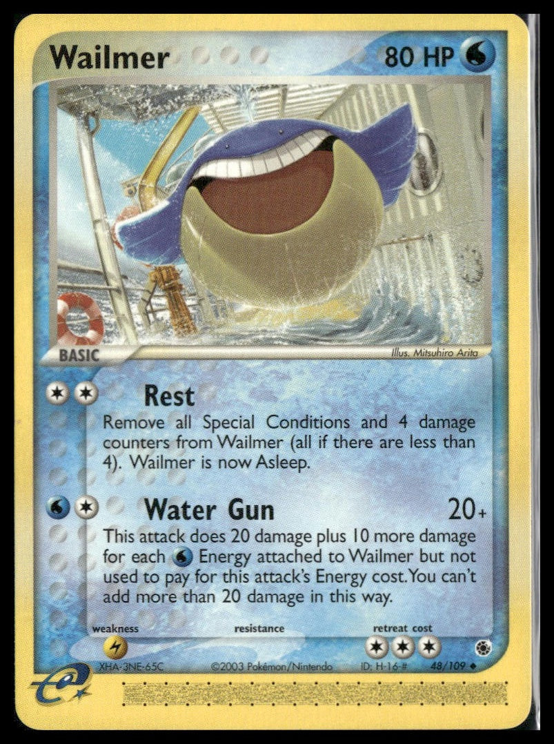 Wailmer #48/109 Mitsuhiro Arita Ruby and Sapphire LP