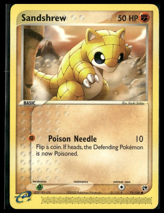 Sandshrew #75/100 Sandstorm LP