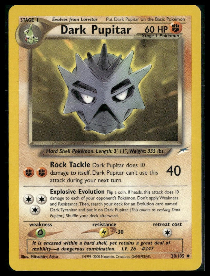 Dark Pupitar #038/105 Mitsuhiro Arita Neo Destiny LP