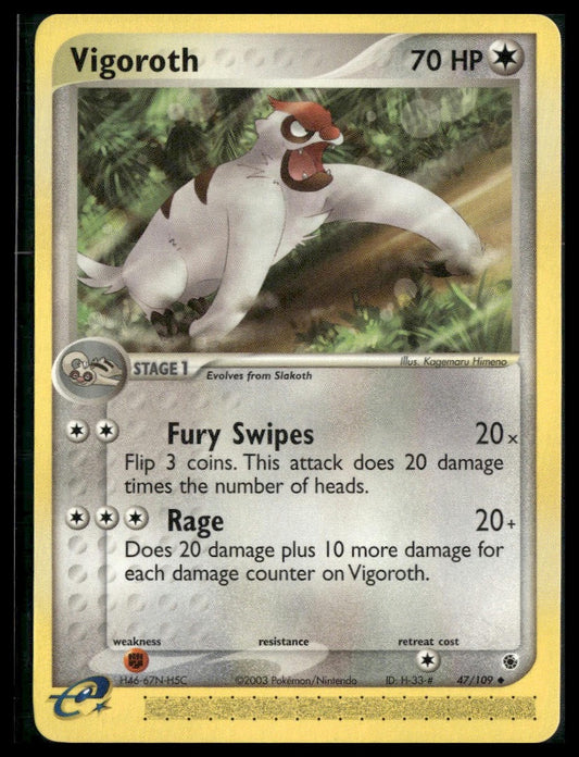 Vigoroth #47/109 Ruby and Sapphire LP