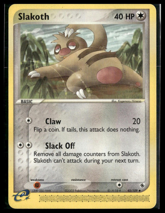 Slakoth #45/109 Ruby and Sapphire VLP