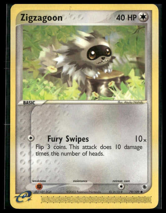 Zigzagoon #79/109 Ruby and Sapphire MP