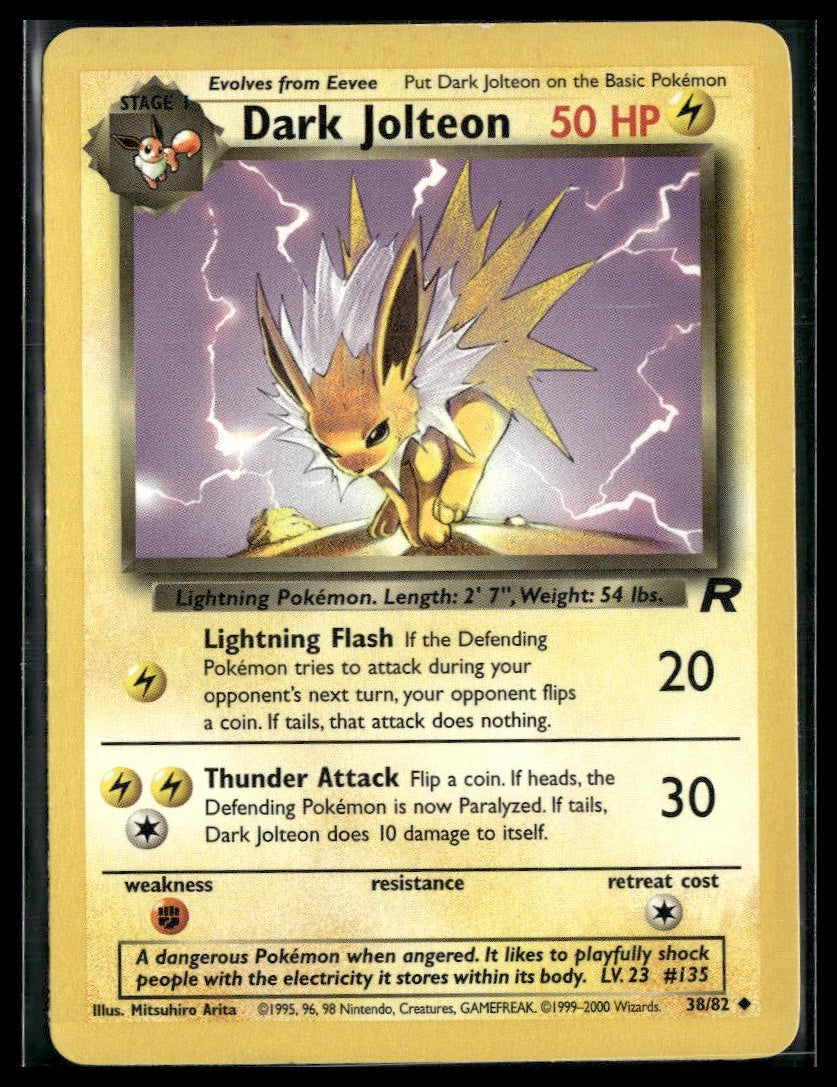 Dark Jolteon #38/82 Team Rocket MP