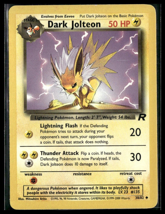 Dark Jolteon #38/82 Team Rocket MP
