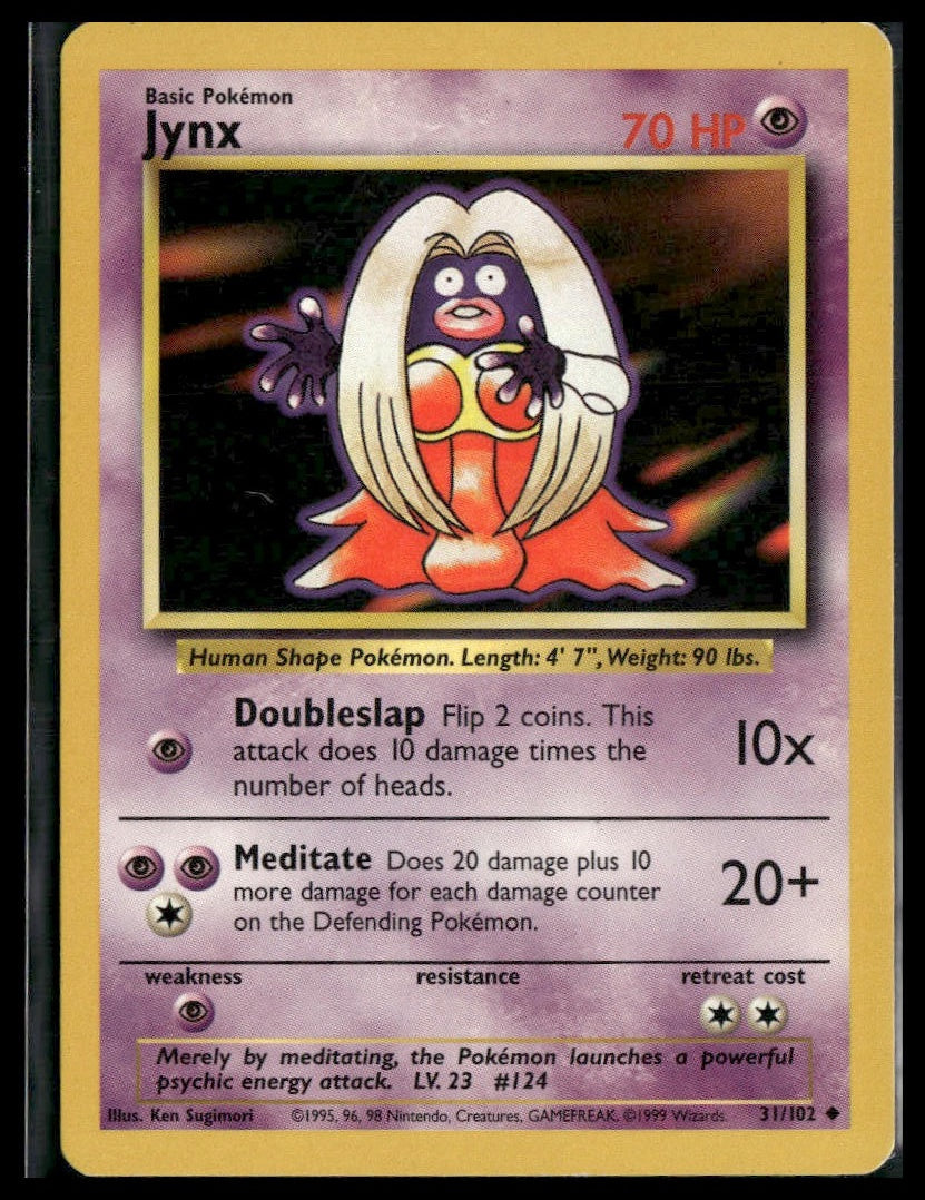 Jynx #031/102 Base Set LP