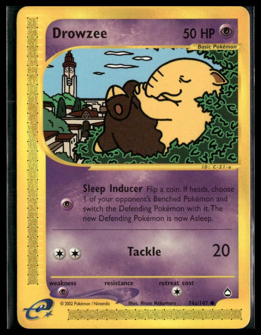 Drowzee (74a) #074a/147 Aquapolis VLP