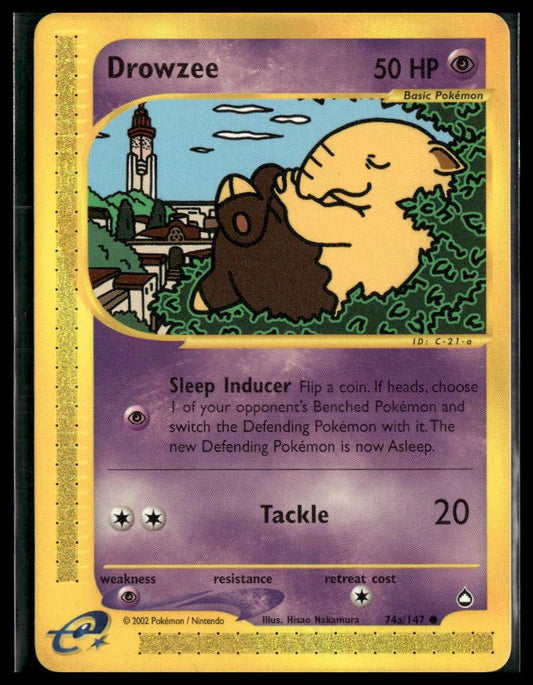 Drowzee (74a) #074a/147 Aquapolis VLP