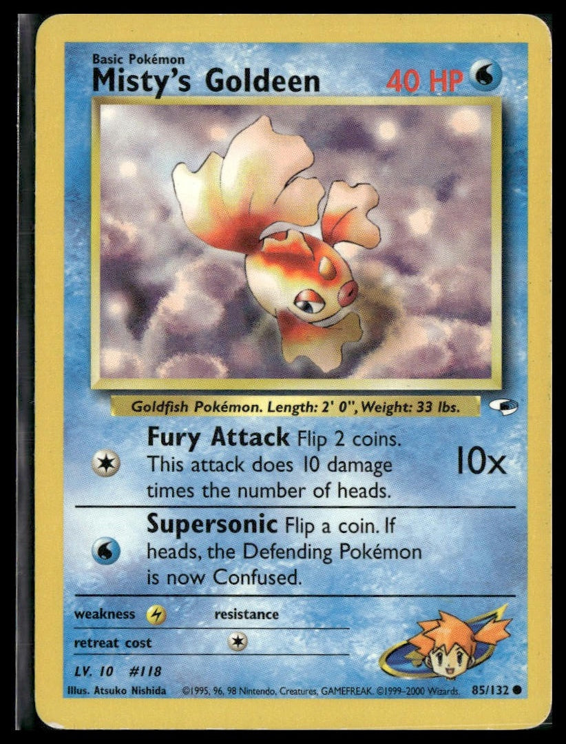 Misty's Goldeen #085/132 Gym Heroes MP