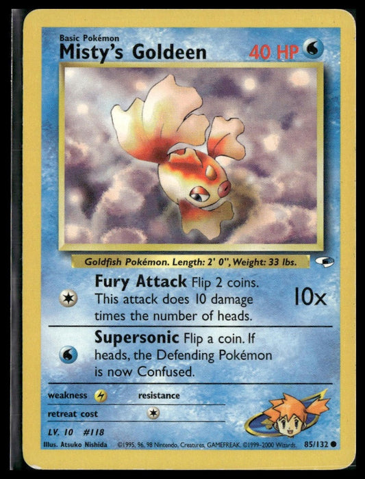 Misty's Goldeen #085/132 Gym Heroes MP