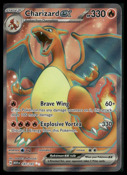 Charizard ex #183/165 Scarlet & Violet 151 VLP