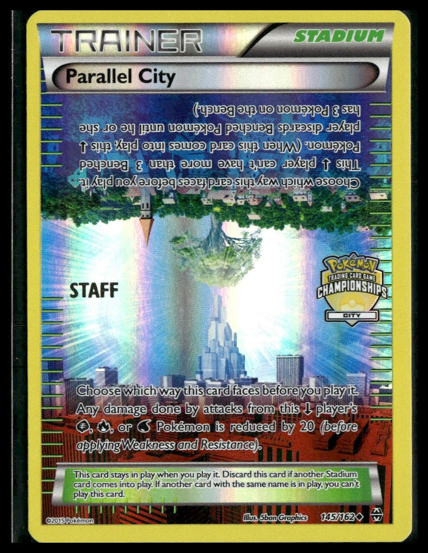 Parallel City #145/162 STAFF STAMP BREAKthrough Championship Promo LP