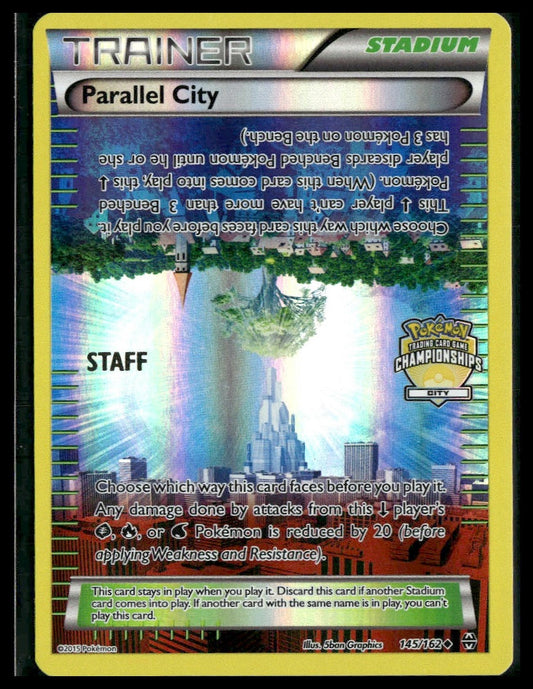 Parallel City #145/162 STAFF STAMP BREAKthrough Championship Promo LP