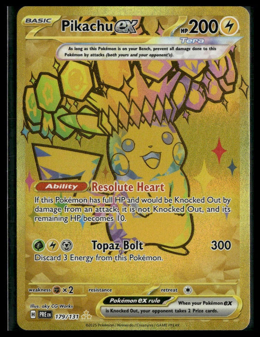 Pikachu ex #179/131 Prismatic Evolutions VLP