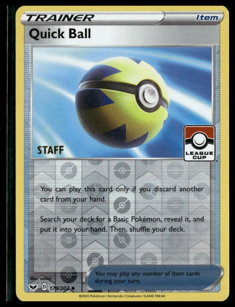 Quick Ball #179/202 STAFF STAMP League Cup VLP