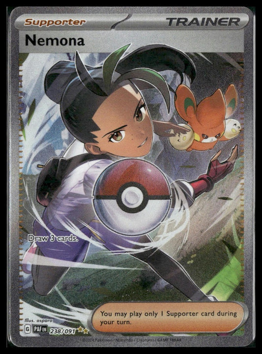 Nemona #238/091 Paldean Fates NM