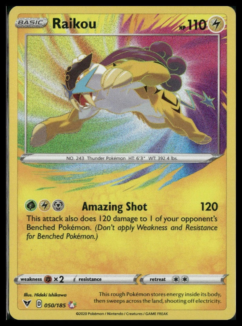 Raikou #050/185 Vivid Voltage NM