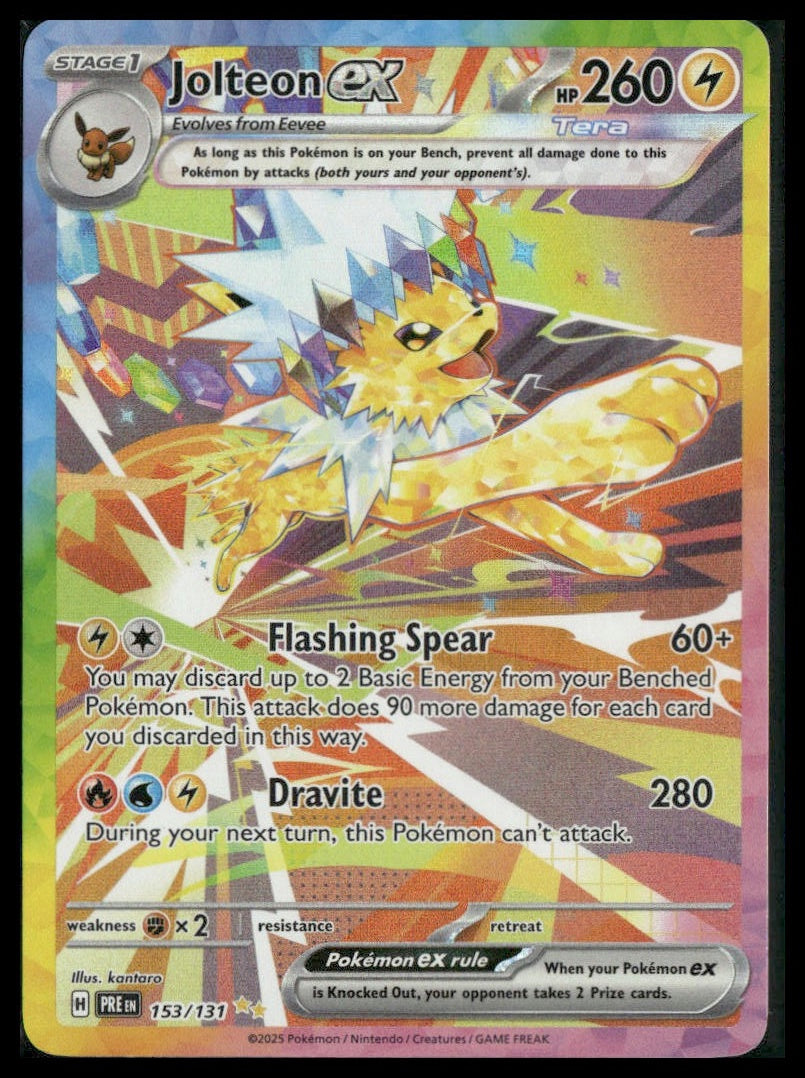 Jolteon ex #153/131 Prismatic Evolutions VLP