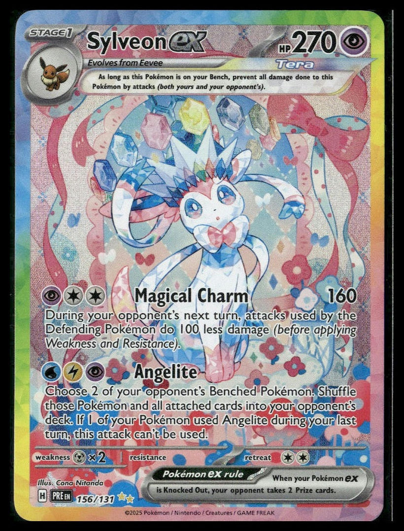 Sylveon ex #156/131 Prismatic Evolutions VLP