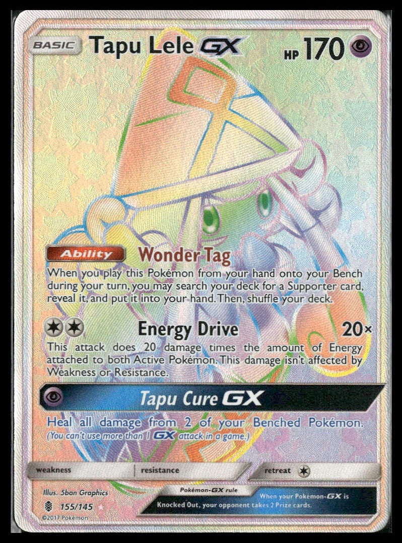 Tapu Lele GX (Secret) #155/145 SM - Guardians Rising VLP
