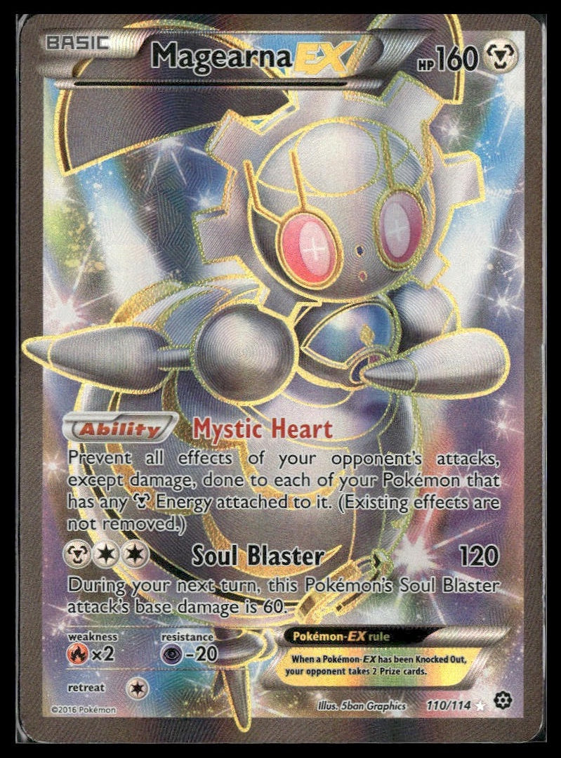Magearna EX (Full Art) #110/114 XY - Steam Siege VLP