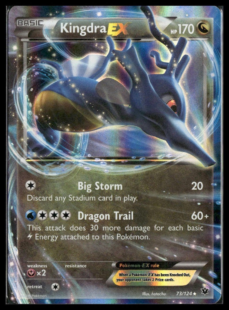 Kingdra EX #73/124 XY - Fates Collide LP