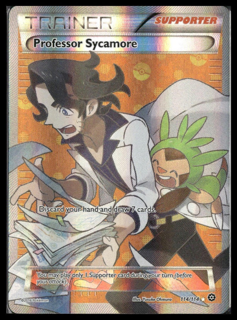 Professor Sycamore #114/114 XY - Steam Siege NM
