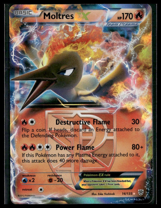 Moltres EX (Team Plasma) #14/135 Plasma Storm MP