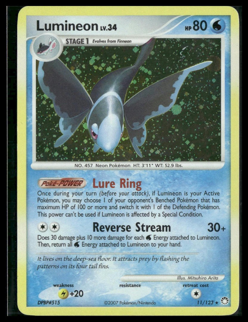 Lumineon #11/123 Mysterious Treasures LP