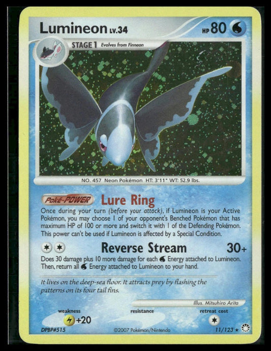 Lumineon #11/123 Mysterious Treasures LP