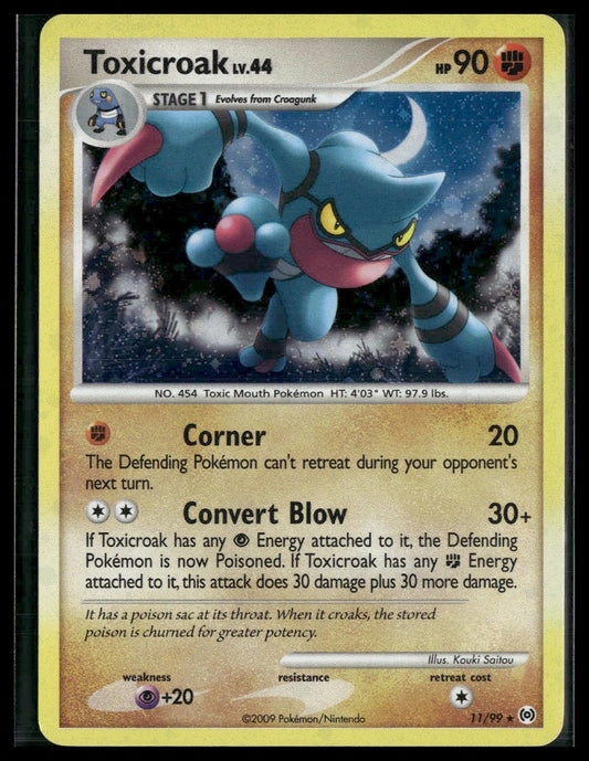 Toxicroak #11/99 Arceus LP