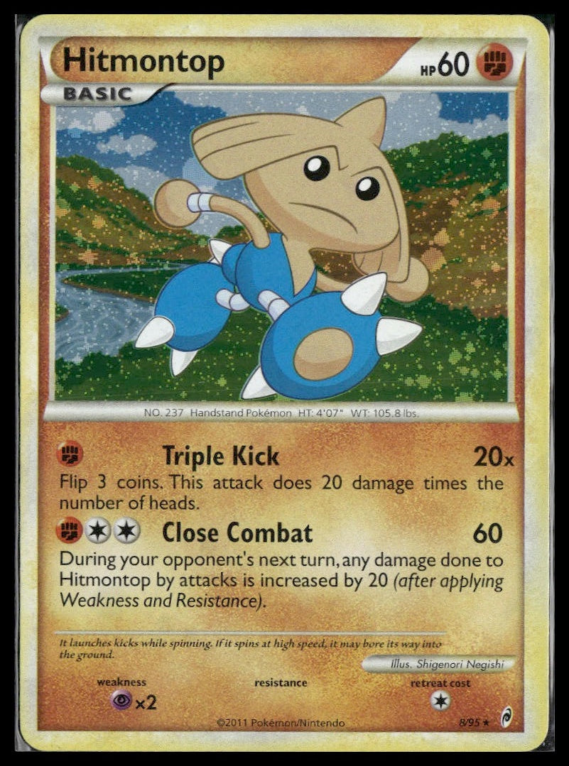 Hitmontop #8/95 Holo Call of Legends LP