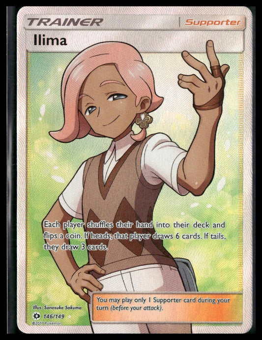 Ilima (Full Art) #146/149 SM Base Set VLP
