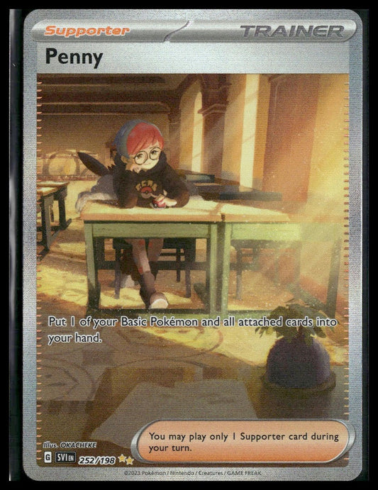 Penny #252/198 Scarlet & Violet Base Set VLP