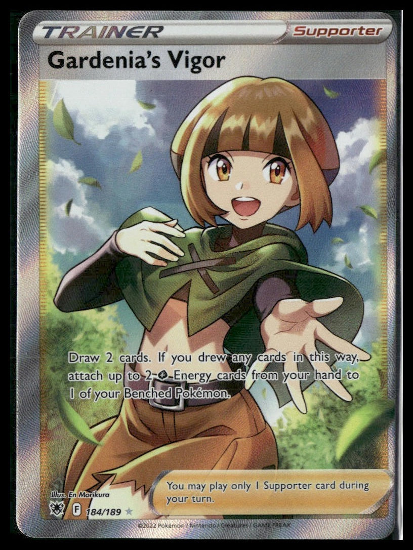Gardenia's Vigor (Full Art) #184/189 MISCUT Astral Radiance NM
