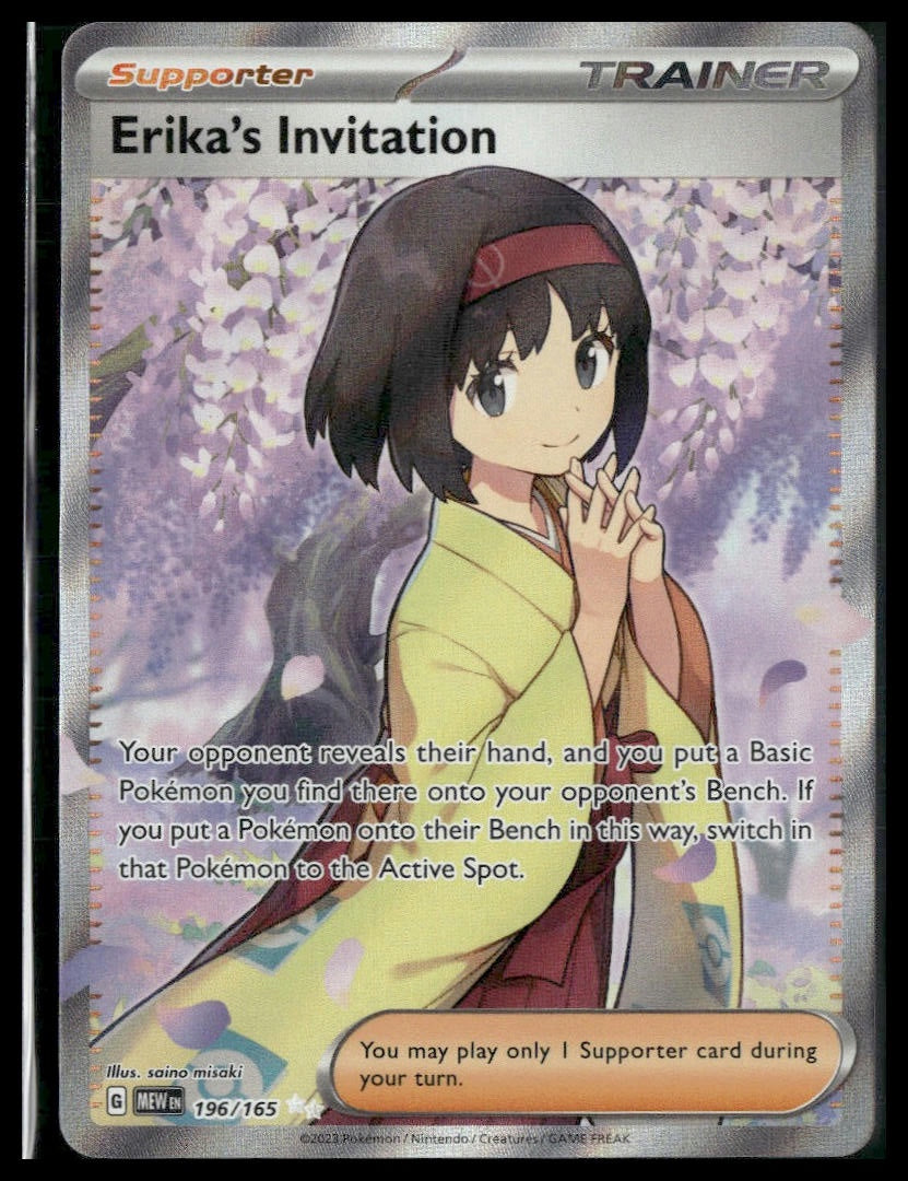 Erika's Invitation #196/165 Scarlet & Violet 151 NM