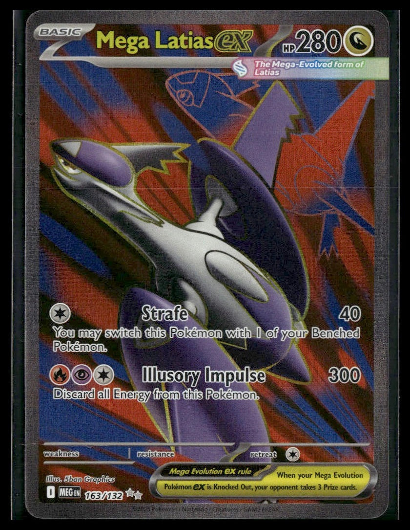 Mega Latias ex #163/132 Mega Evolution NM