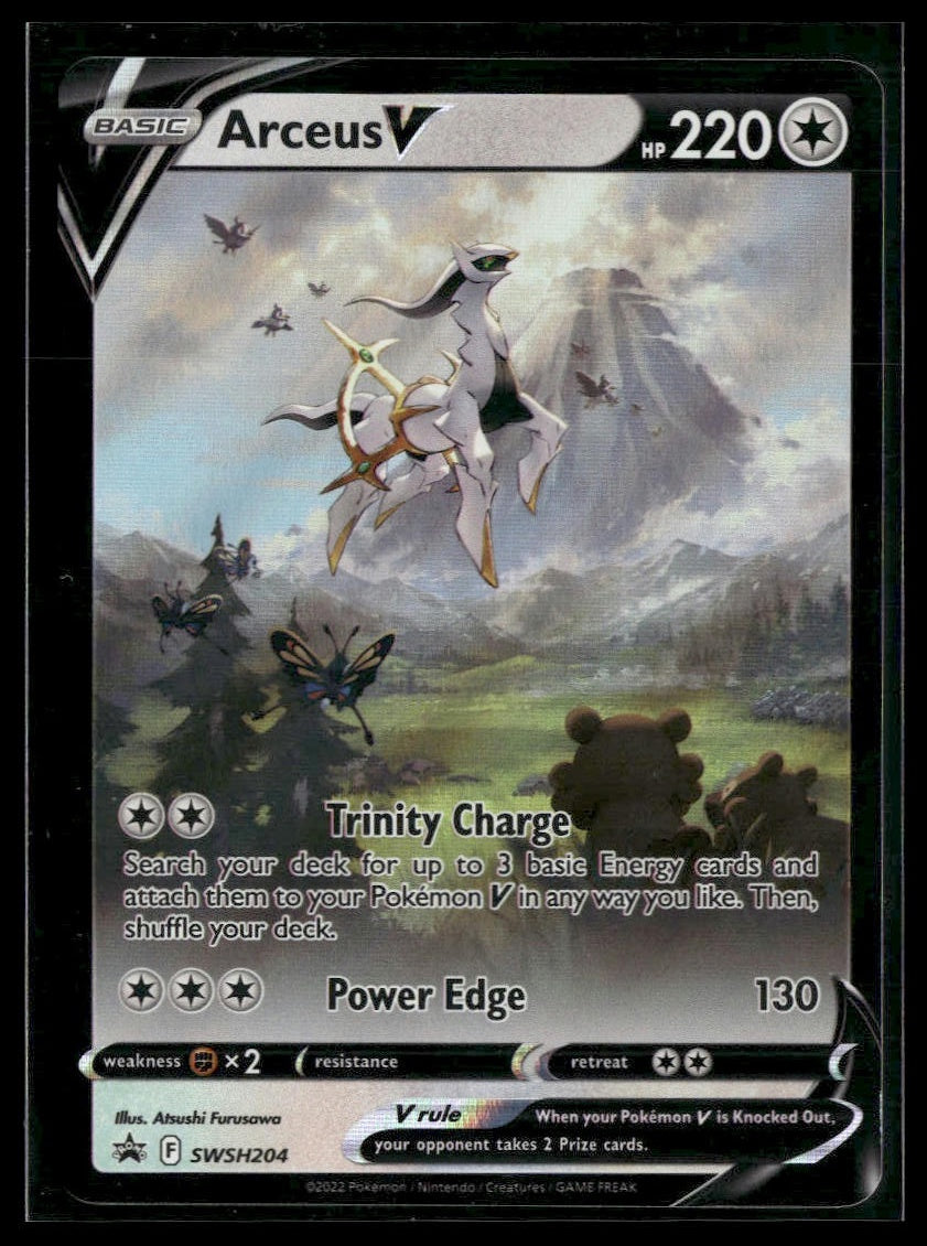 Arceus V #SWSH204 Figure Collection Promo LP