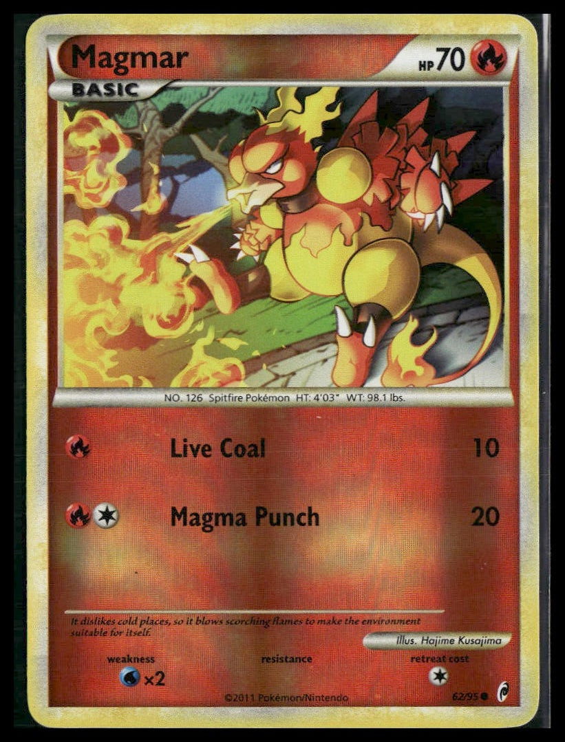 Magmar #62/95 Reverse Holo Call of Legends LP