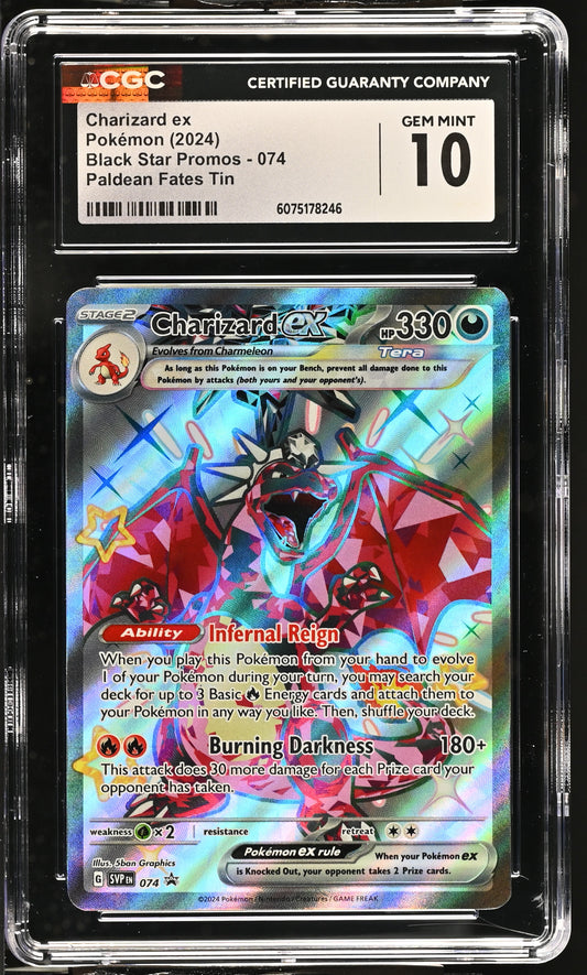CGC 10 Charizard ex #074 Paldean Fates Promo