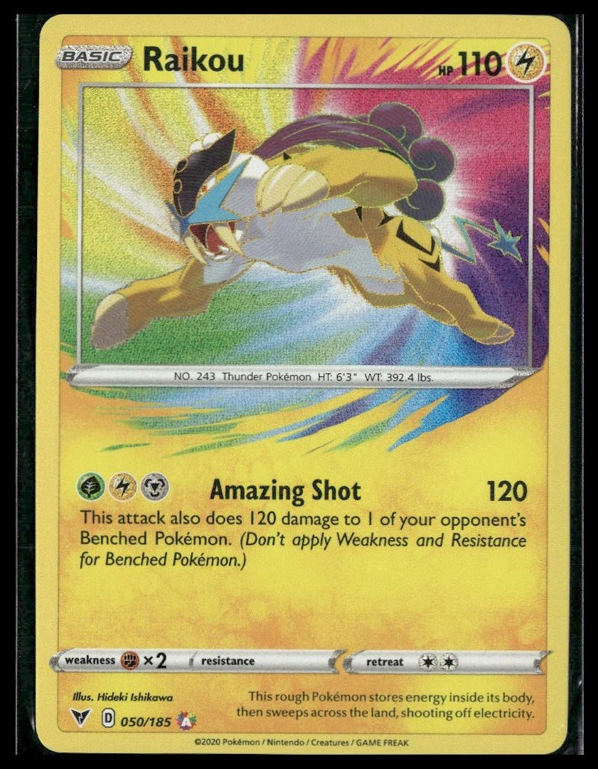 Raikou #050/185 Vivid Voltage NM