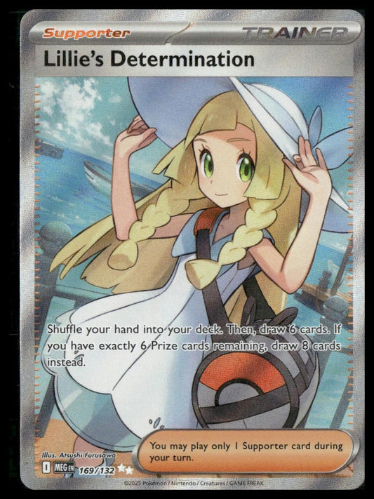 Lillie's Determination #169/132 Mega Evolution NM