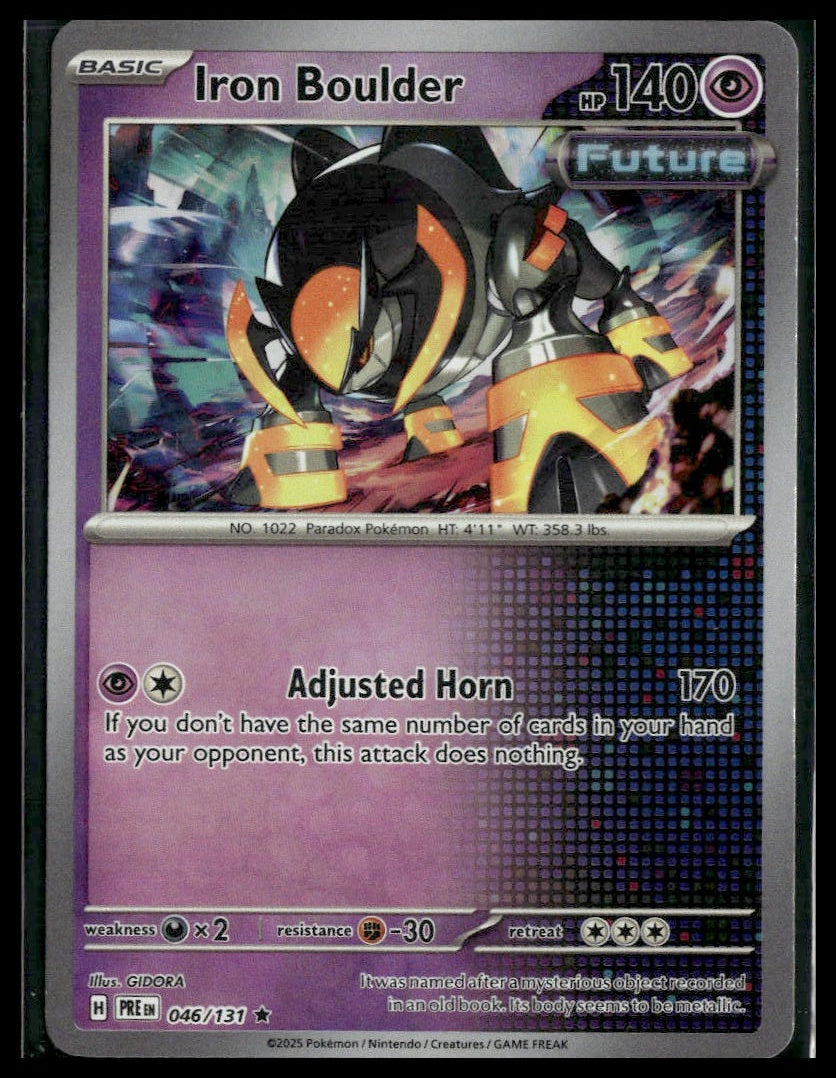 Iron Boulder (Master Ball) #046/131 Prismatic Evolutions VLP