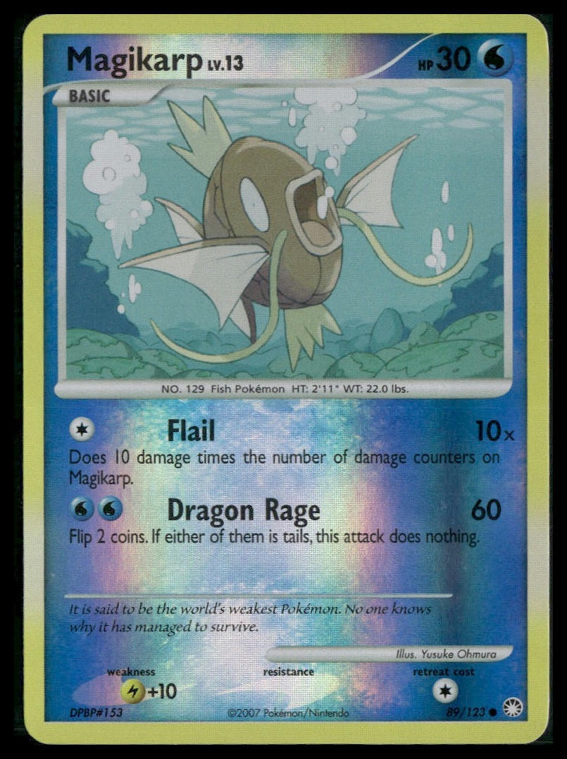 Magikarp #89/123 Reverse Holo Mysterious Treasures LP