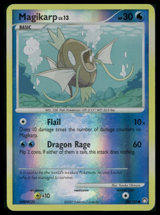 Magikarp #89/123 Reverse Holo Mysterious Treasures LP