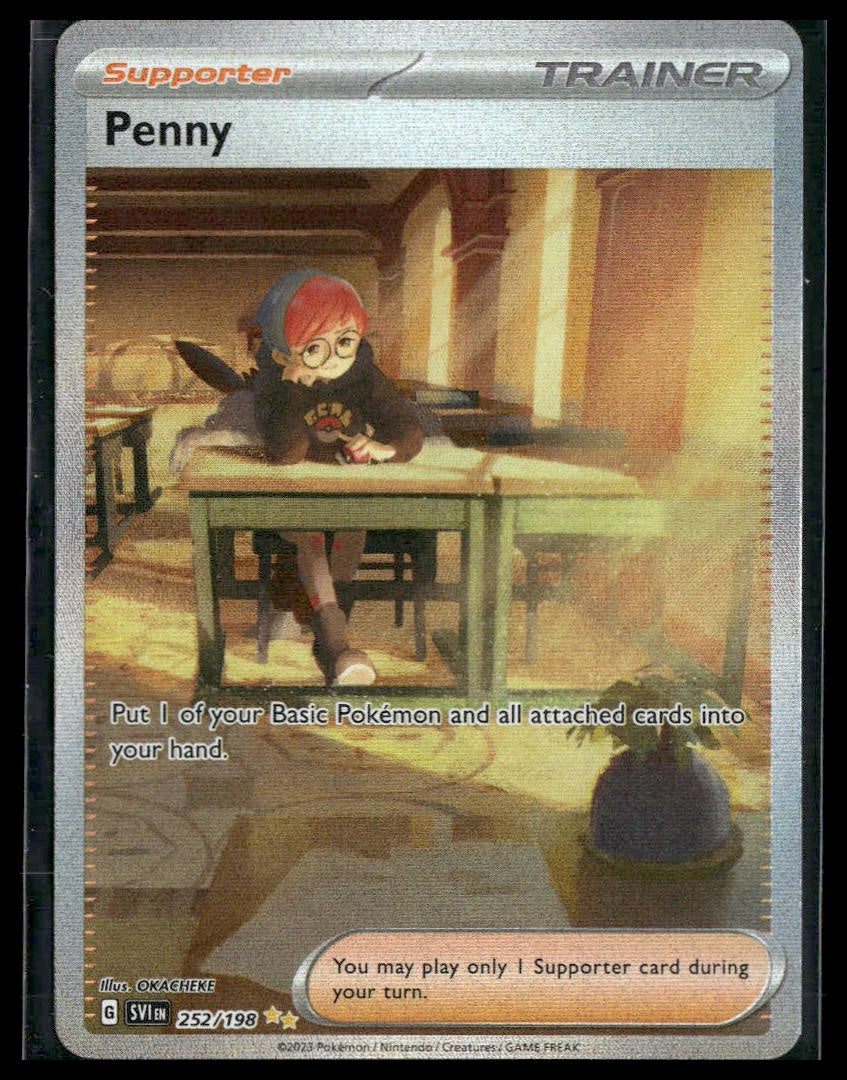 Penny #252/198 Scarlet & Violet Base Set VLP