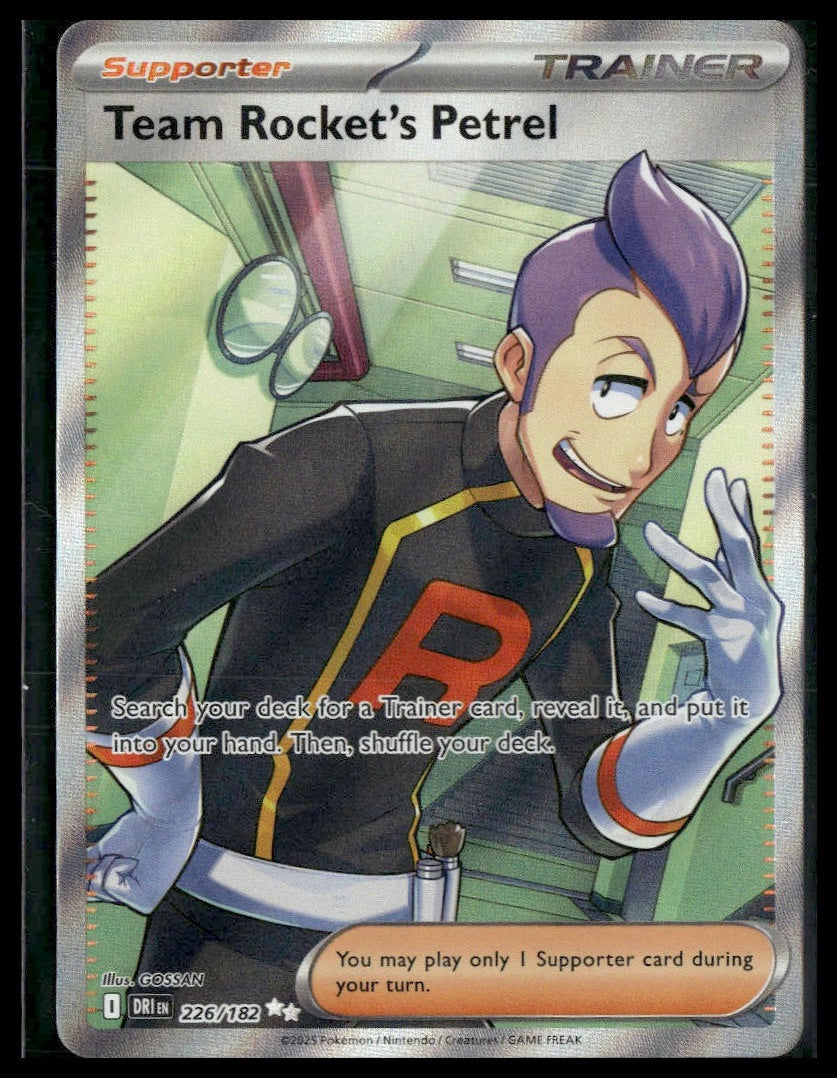 Team Rocket's Petrel #226/182 Destined Rivals VLP